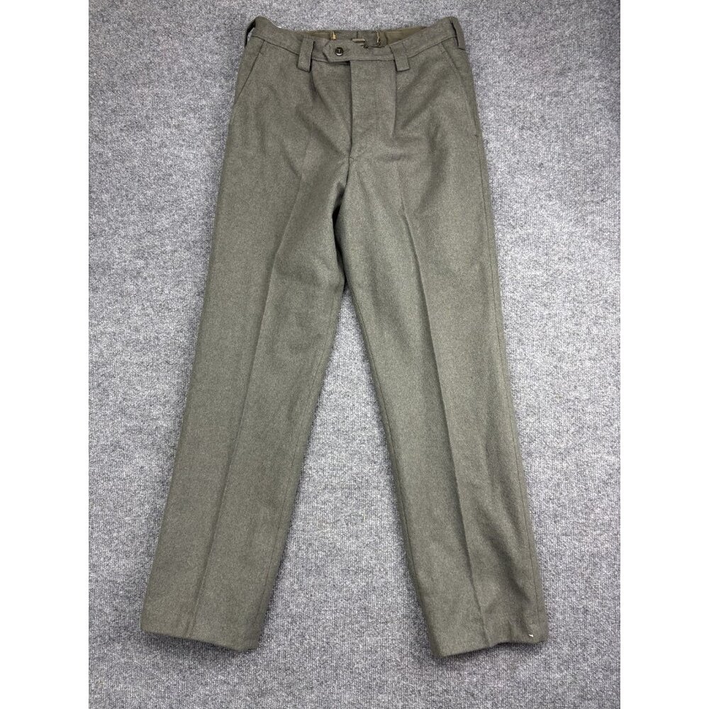 Vintage Sturm Pants Mens 32x31 Wool Blend German Military Trousers SG 48